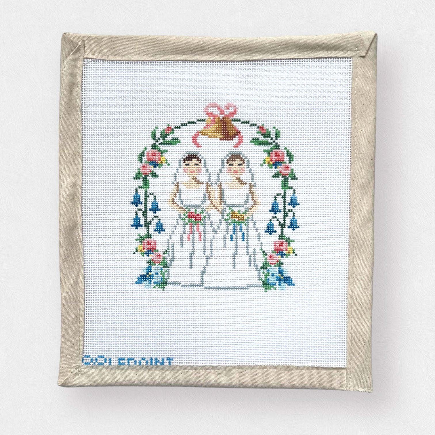 Vintage Wedding Cake Topper Brides