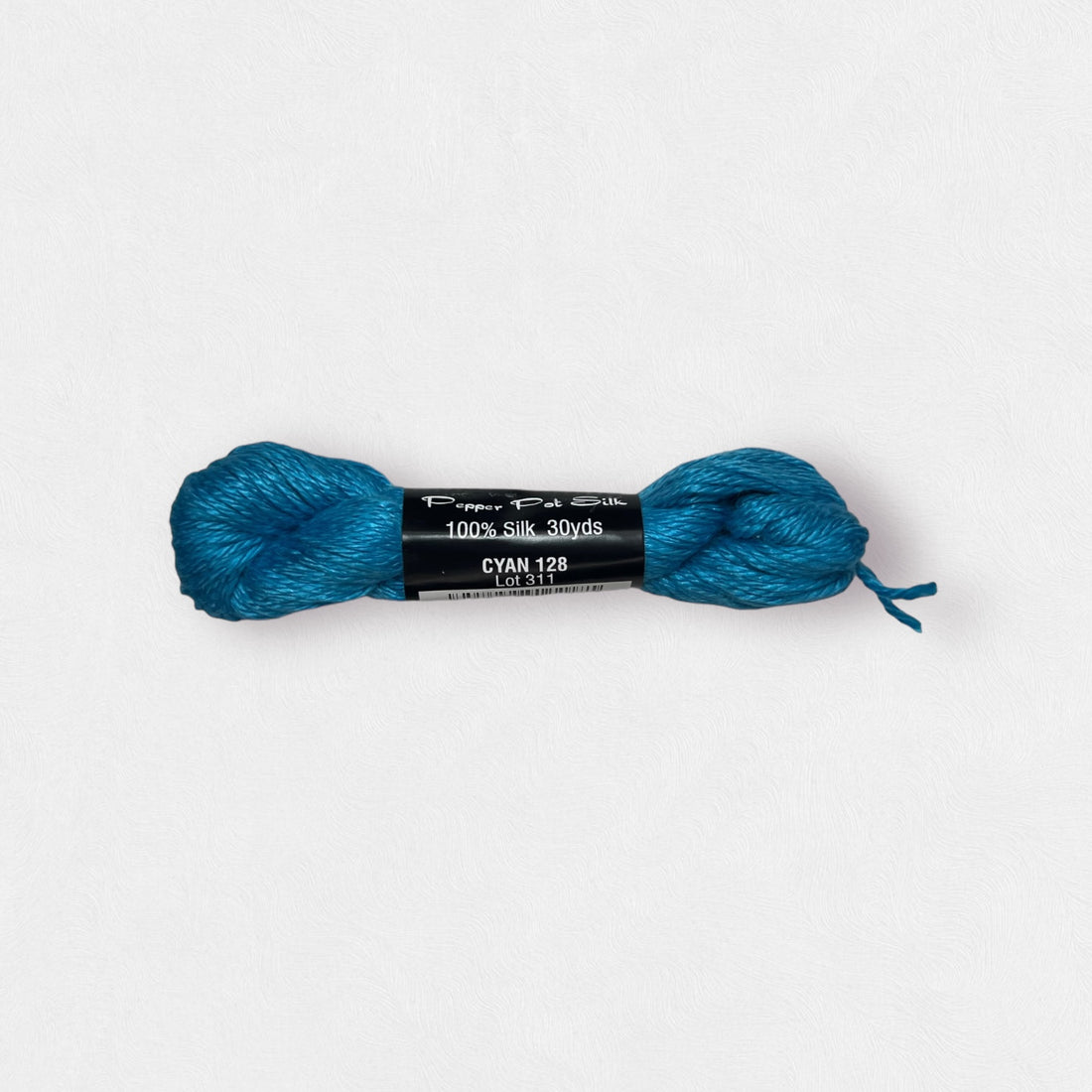 Pepper Pot Silk - Cyan 128