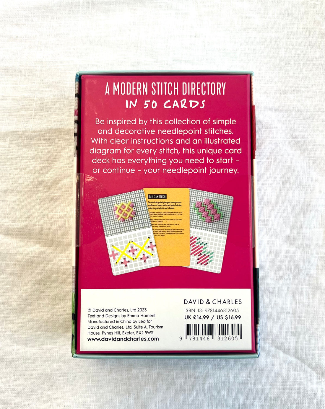 Needlepoint : A Modern Stitch Directory in 50 Cards