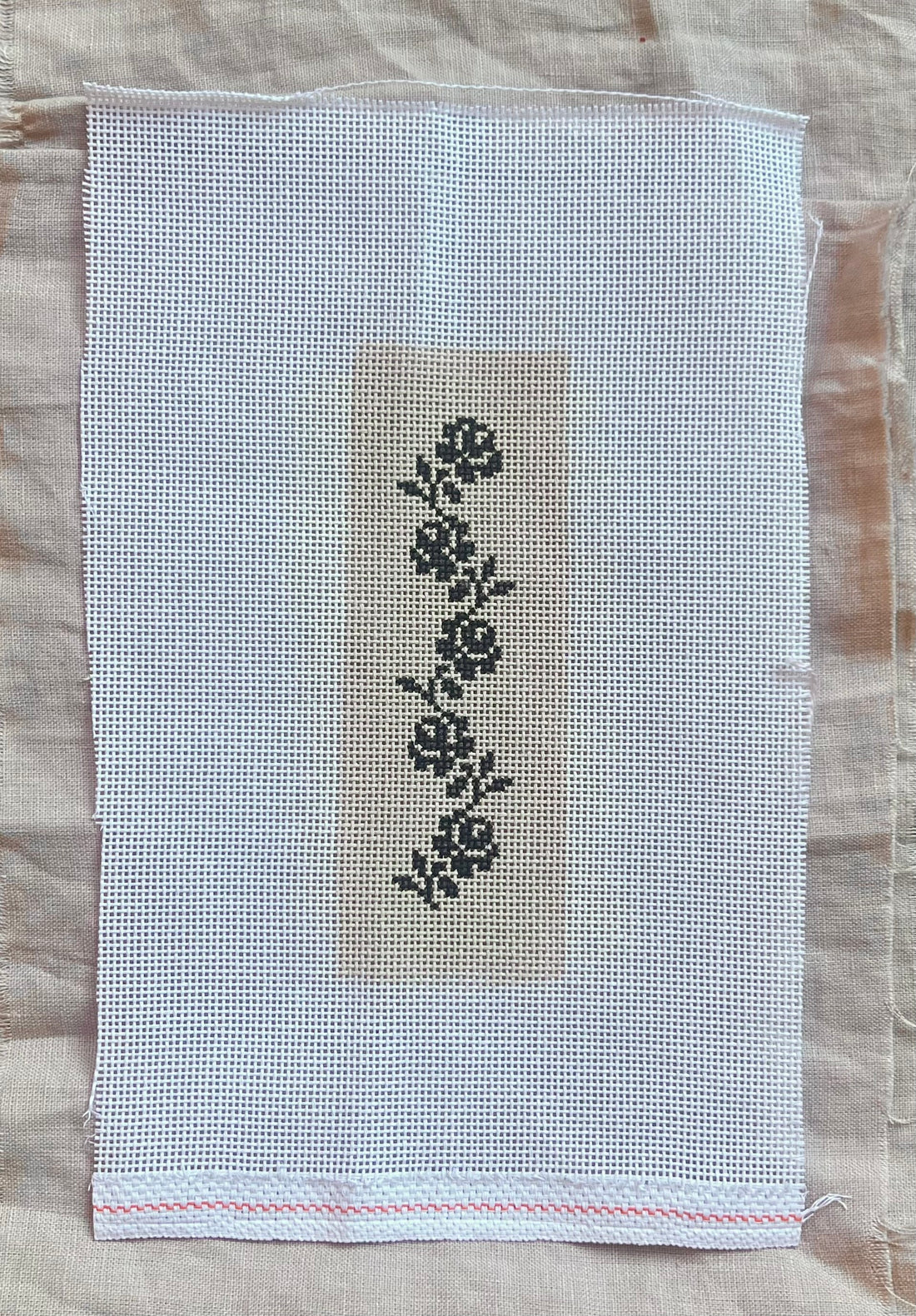 Floral Bookmark - Beige - Sample Sale