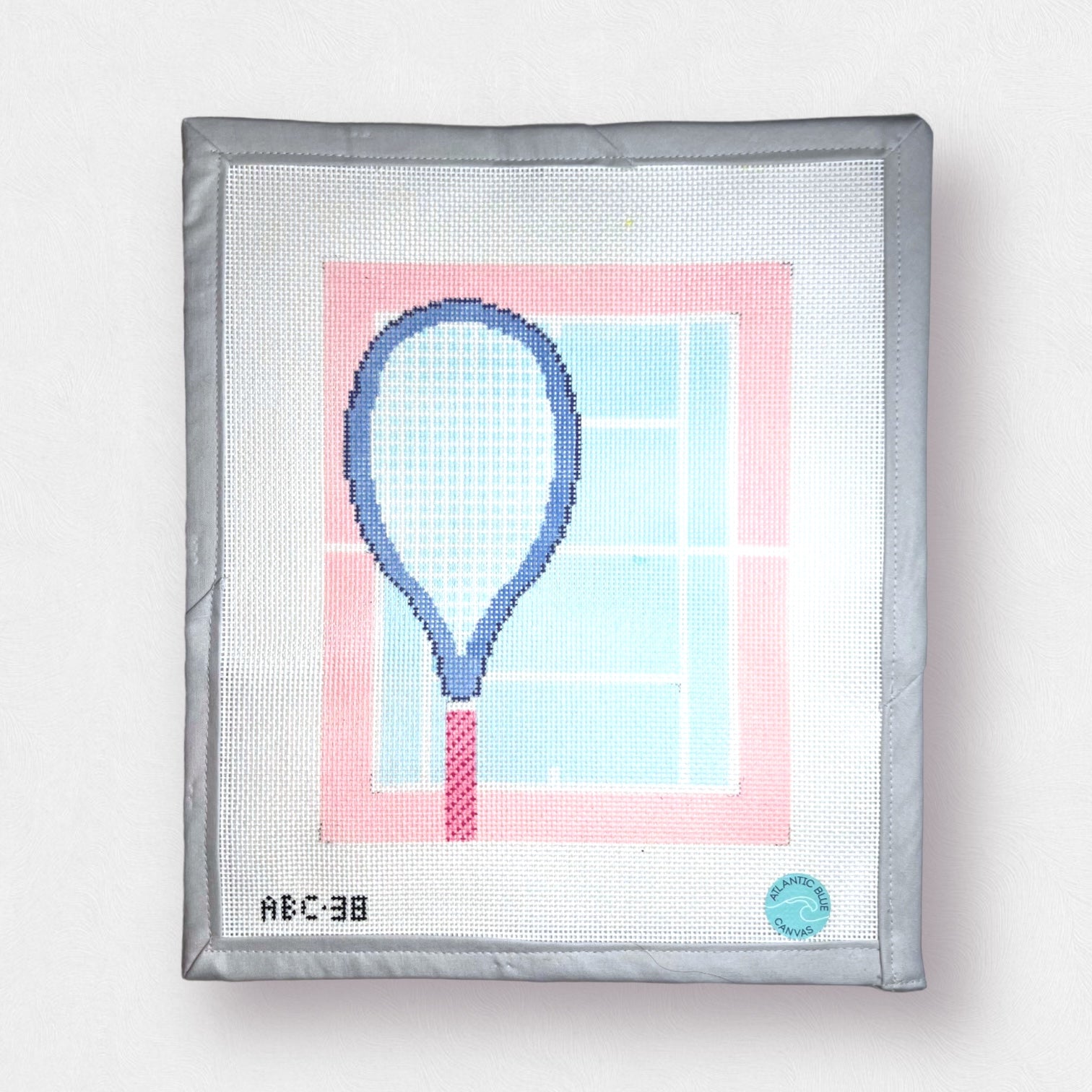 Large Pink Tennis Court